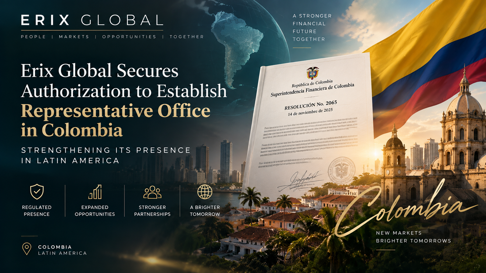 Erix Global Colombia Representative Office